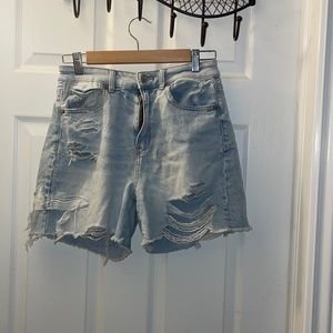 American Eagle distressed shorts